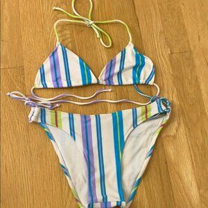 Submarine striped bikini